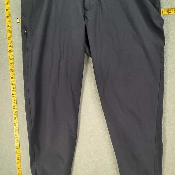 BYLT Jogger Pants Mens 34 Gray Ace Premium Basics Athletic Zip Pocket Stretch - Picture 10 of 16